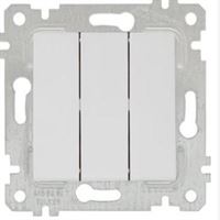 RİTA MEK TUŞ ÜÇLÜ ANAHTAR (VİDALI) BEYAZ 1